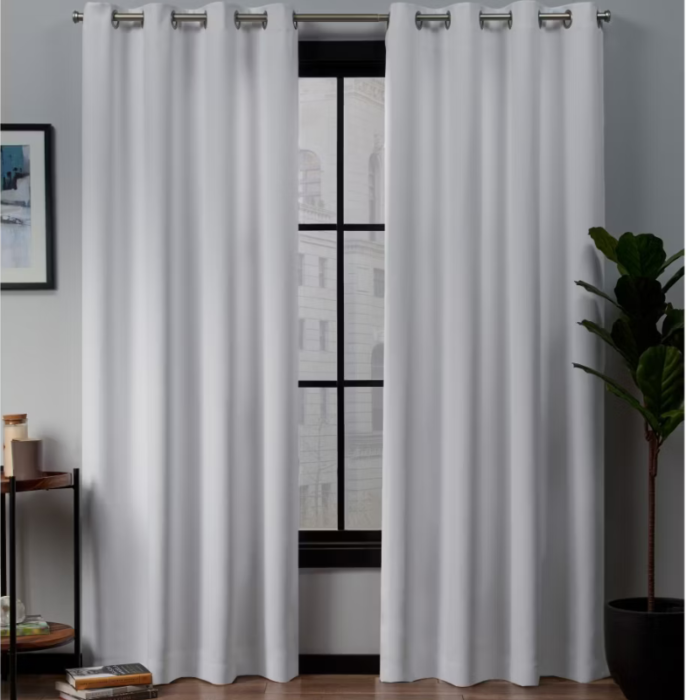 Grommet Blackout Curtains | Academy Sateen Window Panels