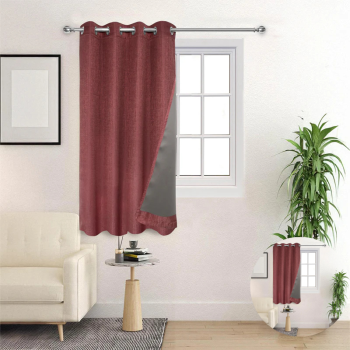 Saral Home Auriel Mauve Curtains – Elegant Blackout Window Panel