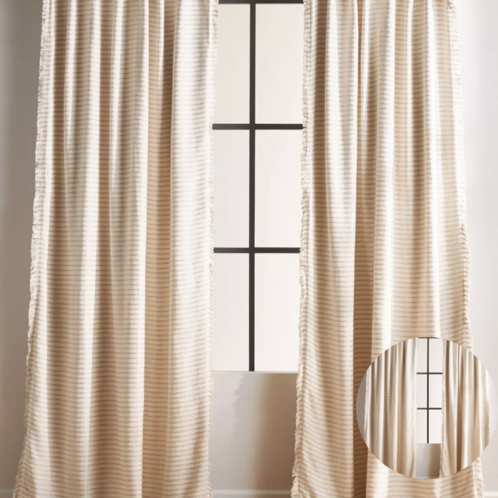 Luxe Linen Blend Blackout Curtain Liner – Heavyweight Woven Panel