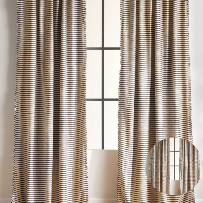 Blackout Curtain Liner – Luxe Linen Blend Woven Panel