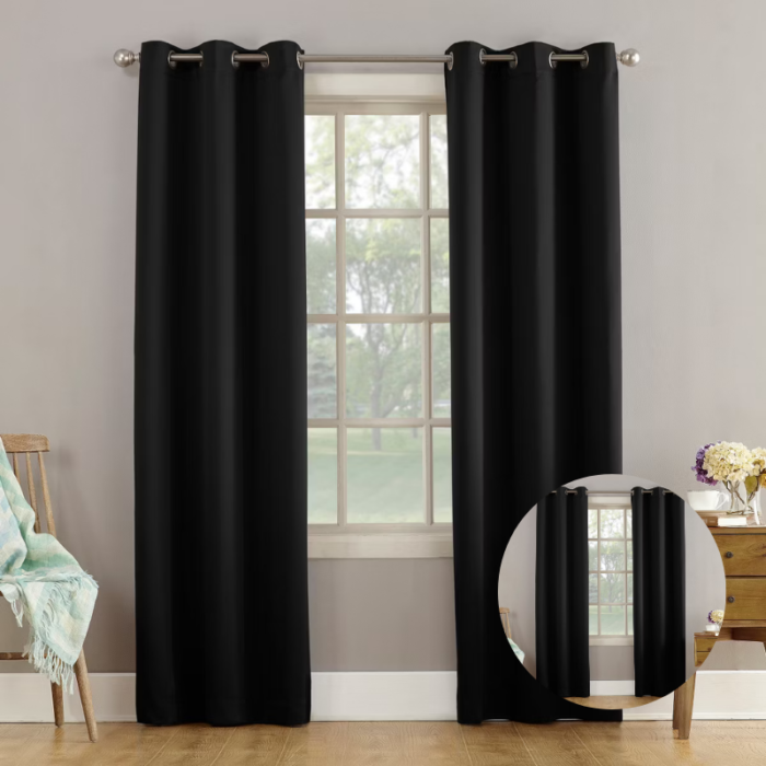 Room Darkening Curtains – Lazlo Energy Efficient Grommet Panel