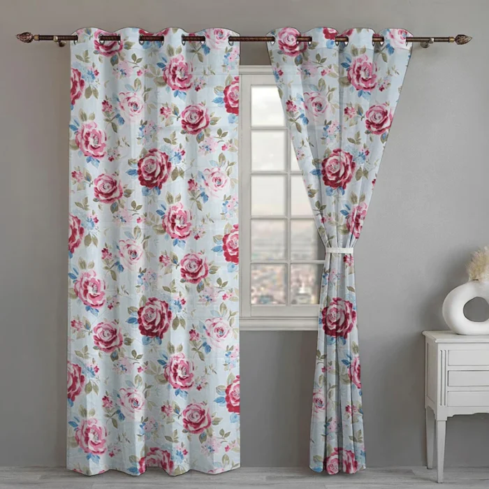 Floral Blackout Curtains – Light Blocking & Elegant Floral Design