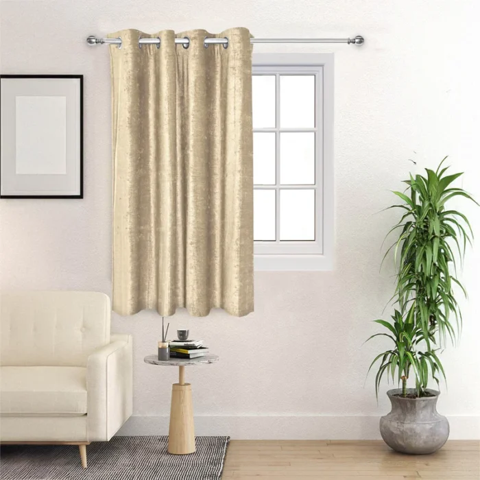 Gold Blackout Curtains – Auriel Velvet Satin Luxury Finish